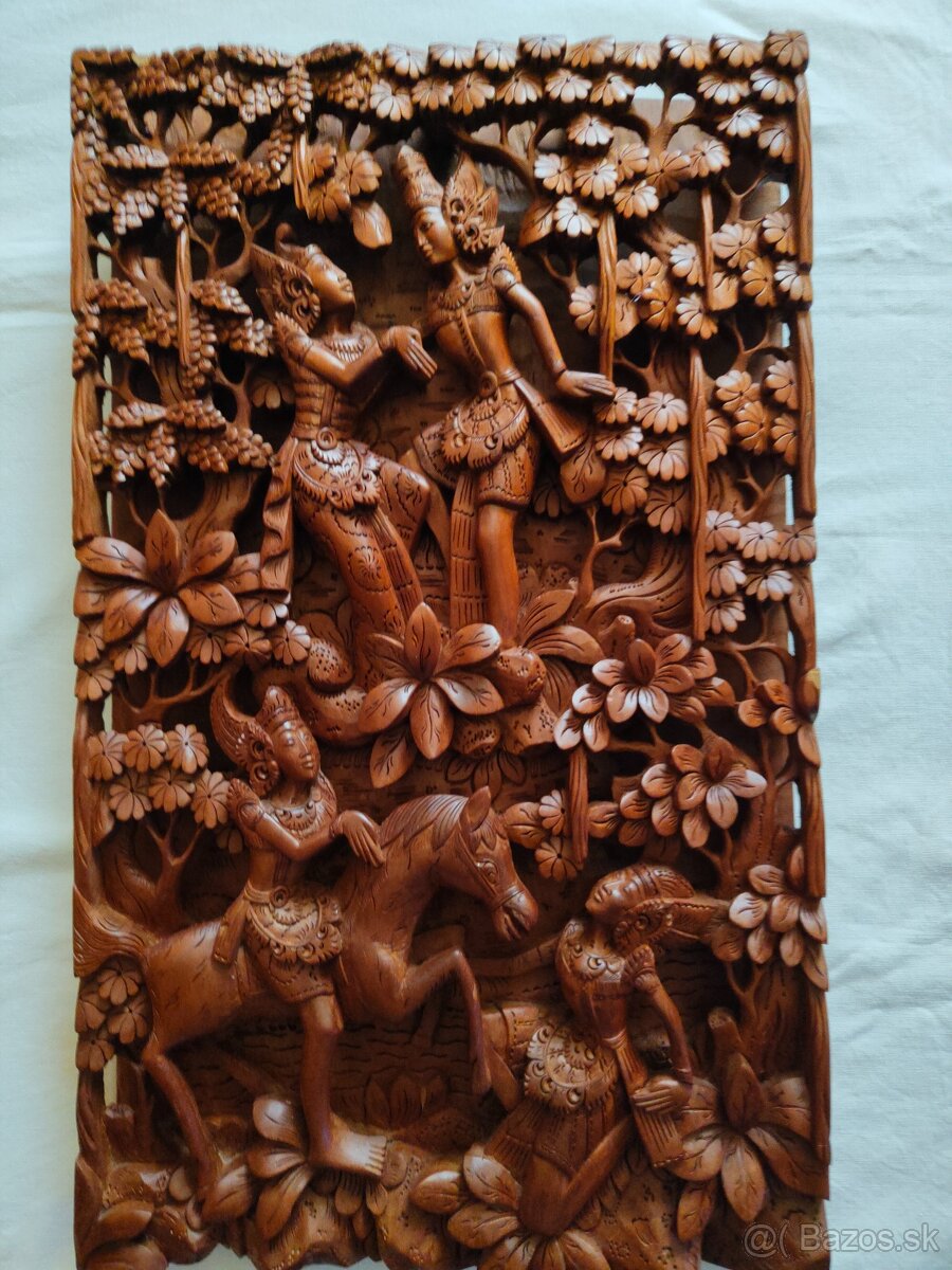 3D drevený panel Bali - 4