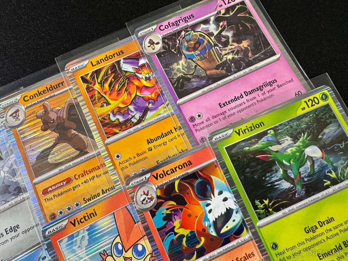 Pokemón Reshiram Album + 19x Vzácne Karty s EX + Darčeky - 4