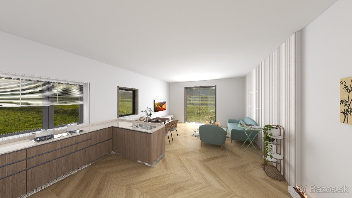 NA PREDAJ – NOVOSTAVBA 4 izbový RD v obci Ruskov - 4