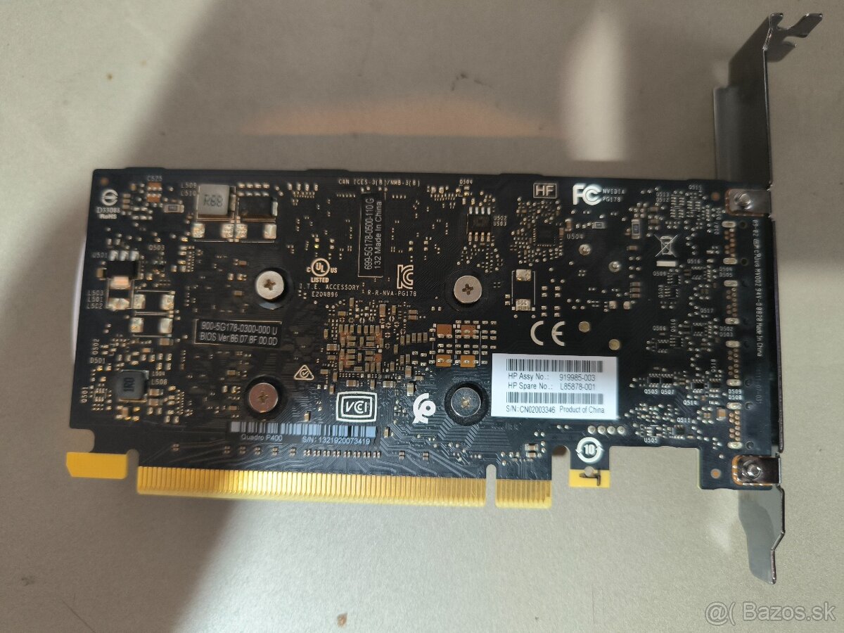 Predam grafiku NVIDIA Qudro P400 2GB GDDR5 - 4