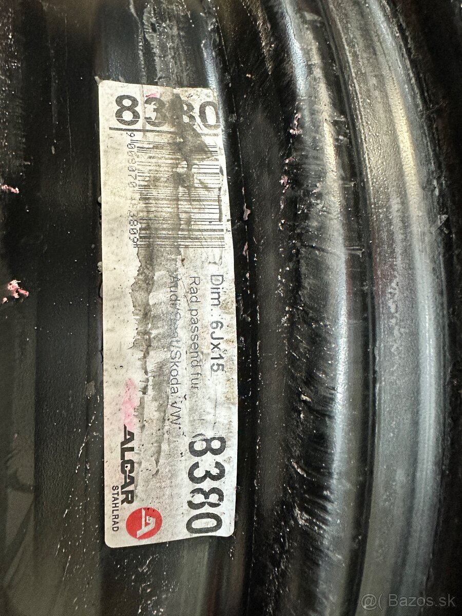 plechove disky 5x100 r15 - 4