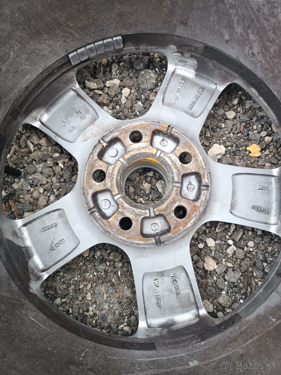 4ks alu disky orig. Vw 5x112 r16 - 4