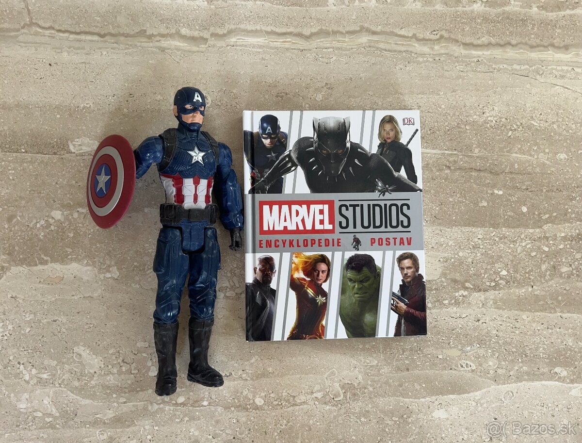 Avengers Marvel "Captain America" hračka a Marvel knižka - 4