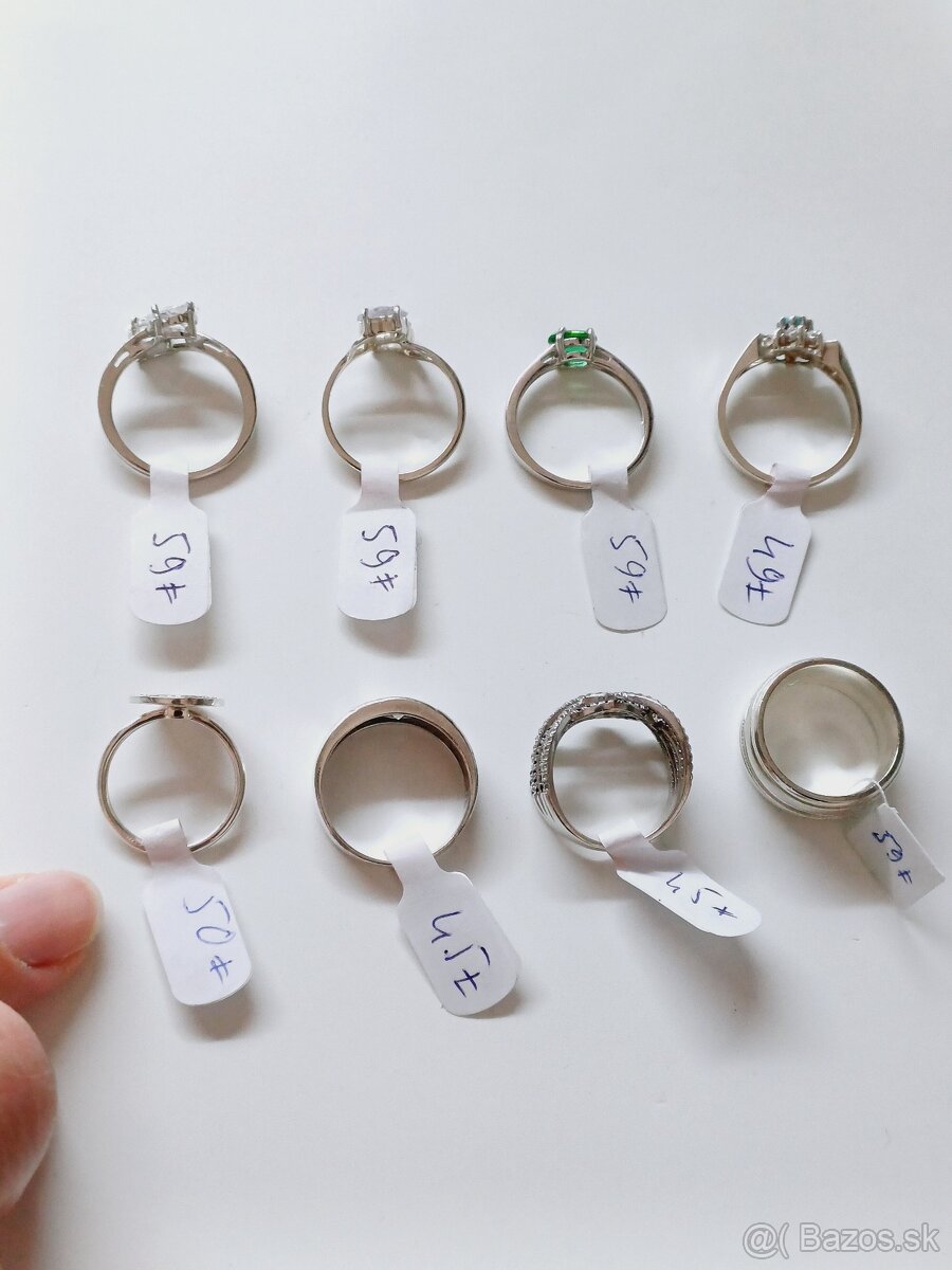 Krasne strieborne prstene - 4