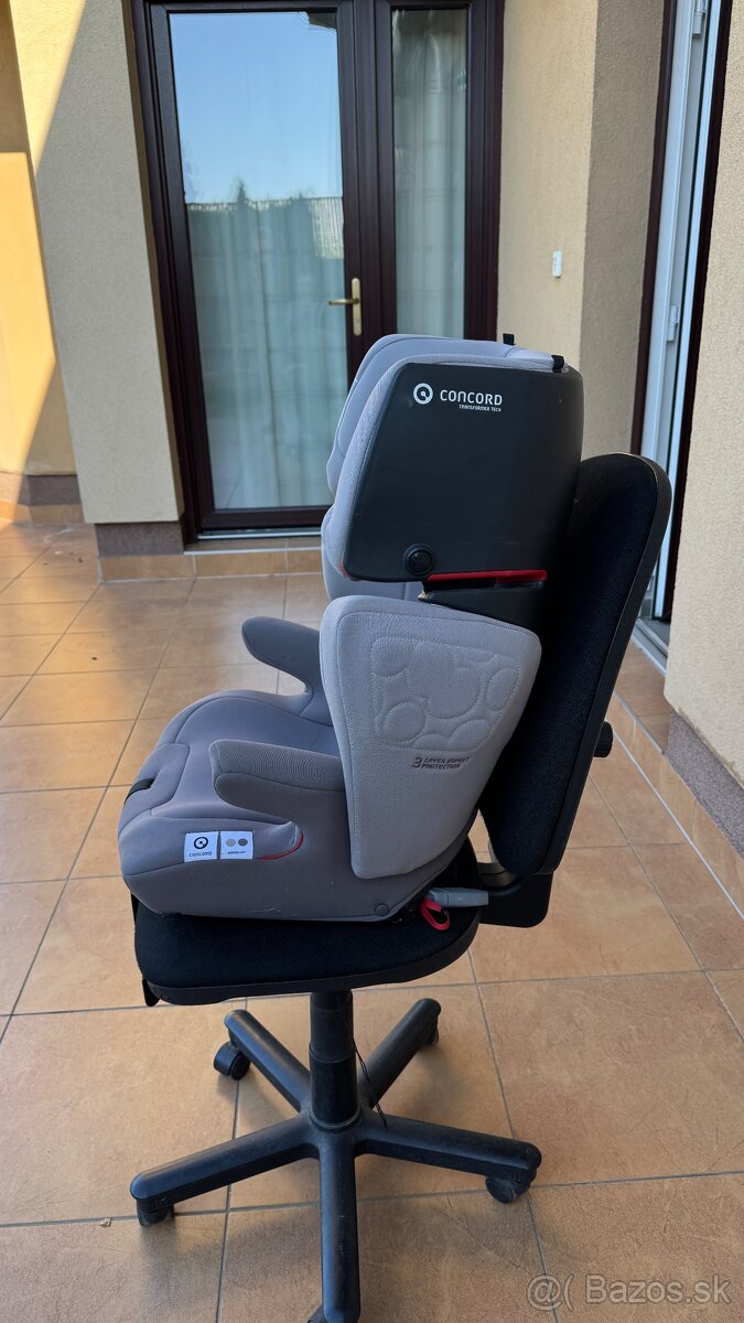 Predám autosedačka CONCORD Transformer TECH 15-36 kg ISOFIX - 4
