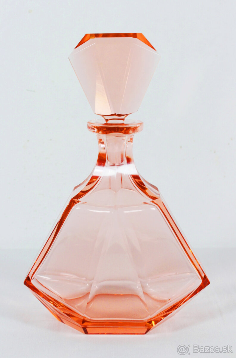 art deco likérová súprava Moser - 4