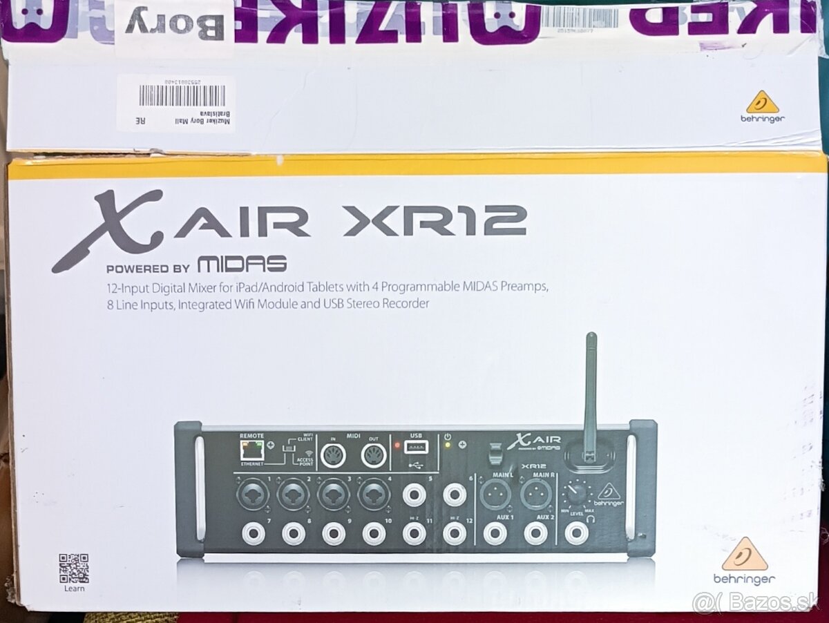 Predám Behringer X AIR12 - 4