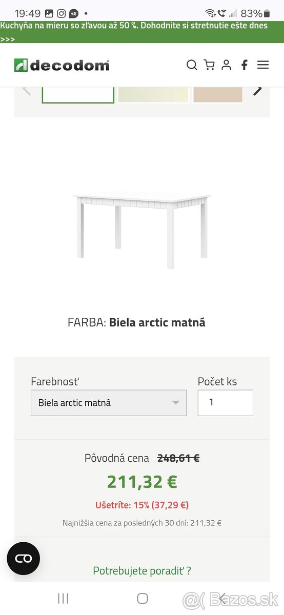 Jedálensky stôl - 4