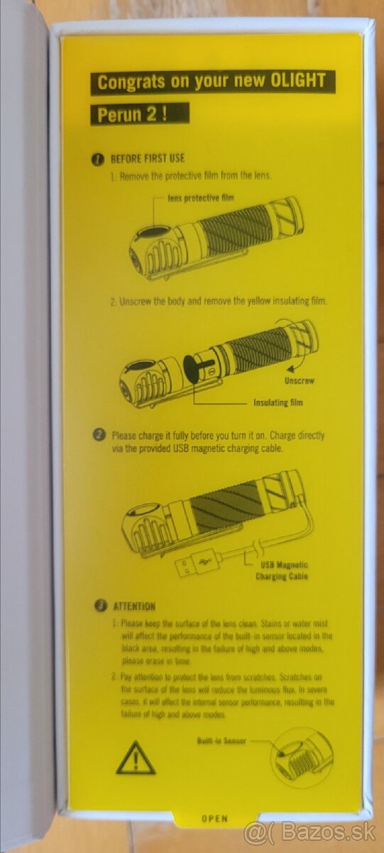Olight Perun 2 čelovka+náhradná baterka a puzdro - 4