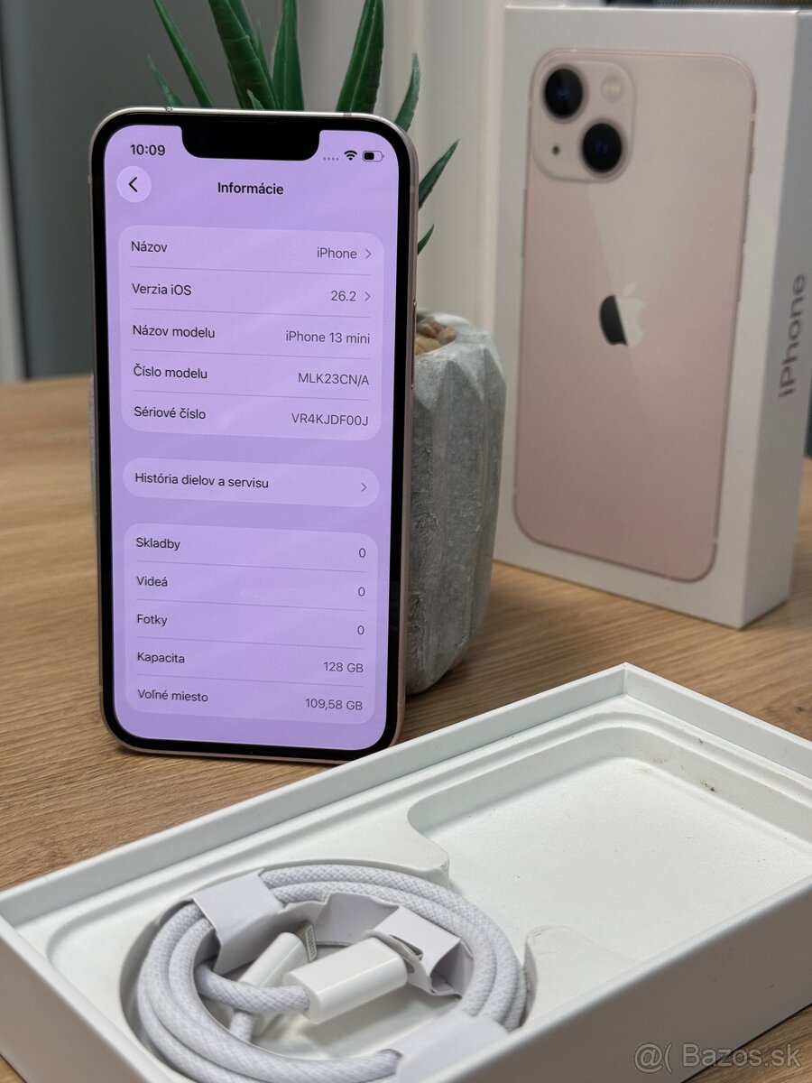Apple iPhone 13 mini 128GB - ZÁRUKA / NOVÁ BATÉRIA - 4