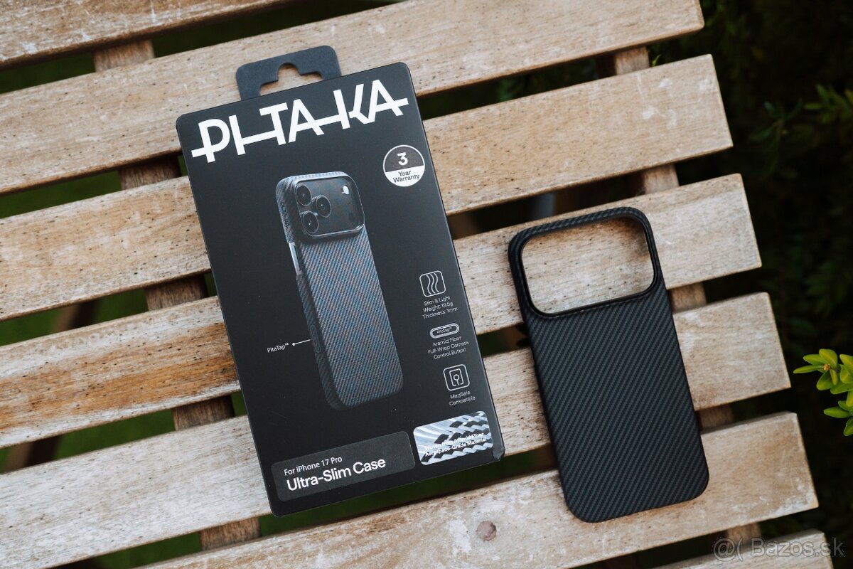 Pitaka Ultra Slim Case Black Grey iPhone 17 Pro - 4