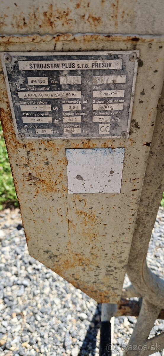 Miešačka na betón - 4