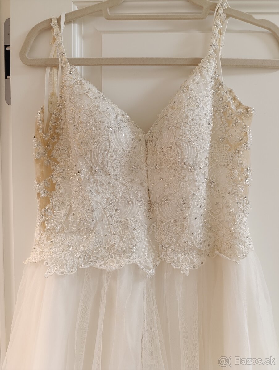 Svadobné šaty 36-38 - 4