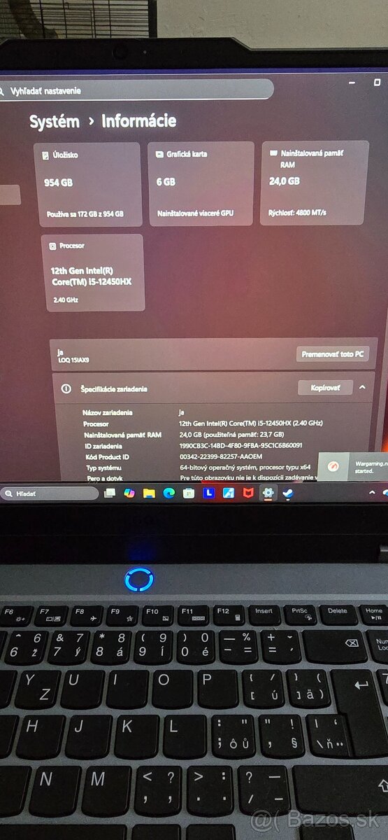 Lenovo LOQ 15IAX9 - 4