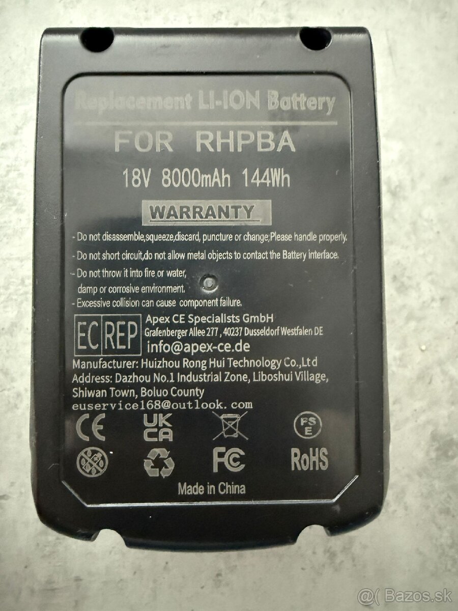 Alternativna bateria Bosch PBA 18V - 4