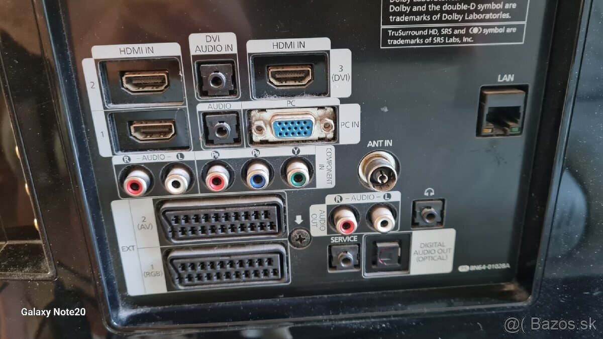 Predám tv Samsung LE52B750U1W 52" - 4