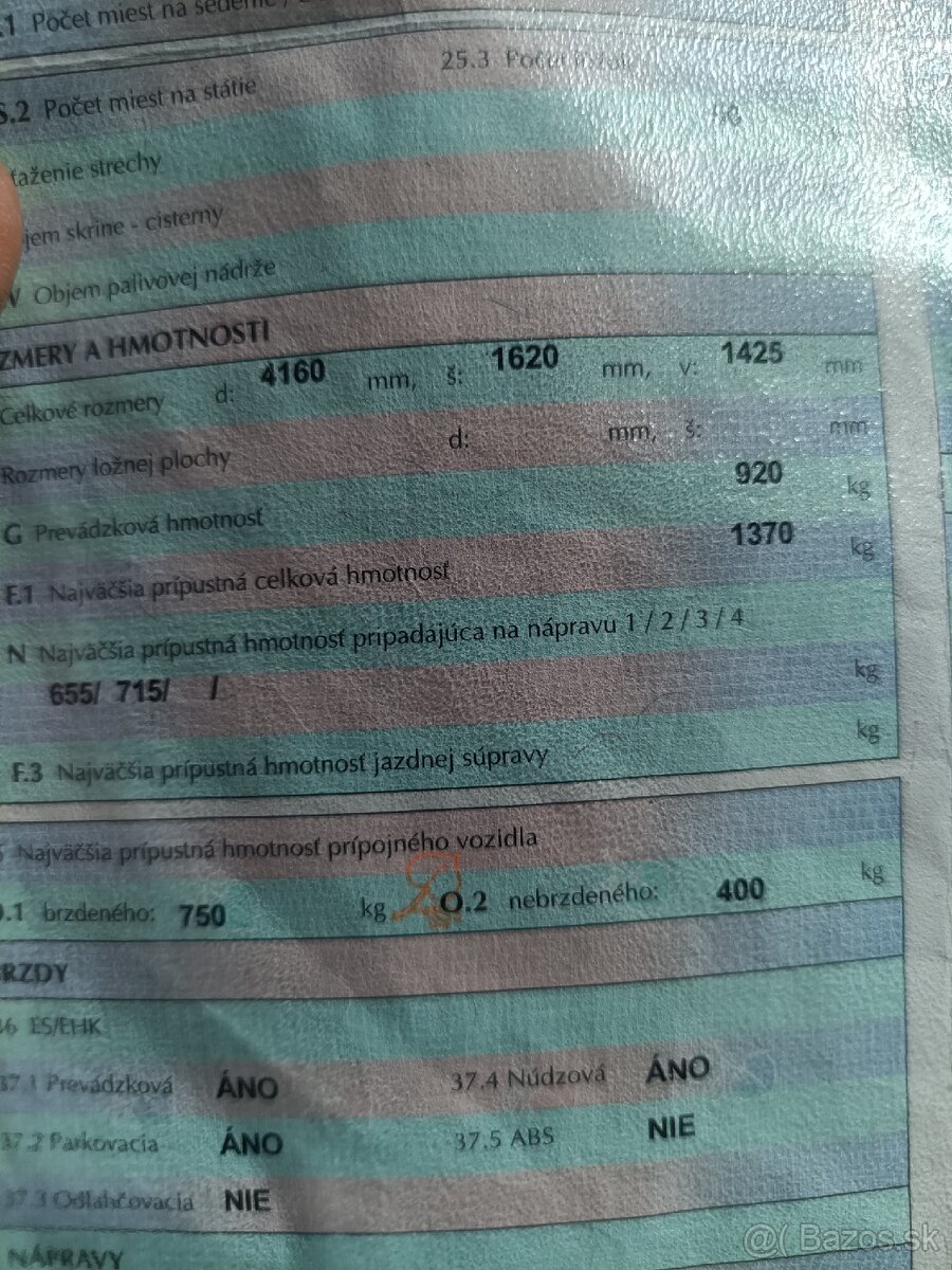 Forman, modrá, r.v. 1992 - 4