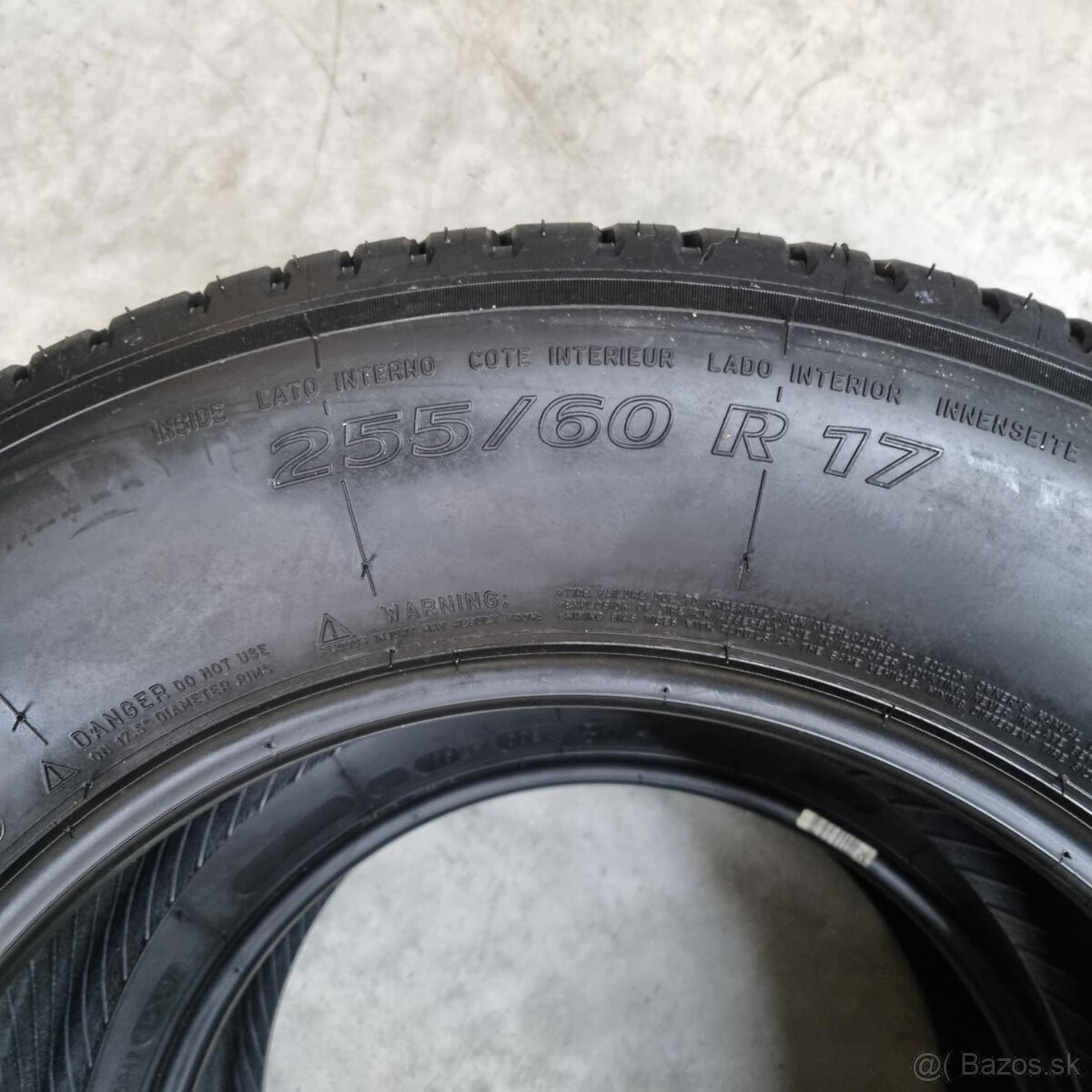 Letné pneumatiky 255/60 R17 MICHELIN DOT0924 - 4