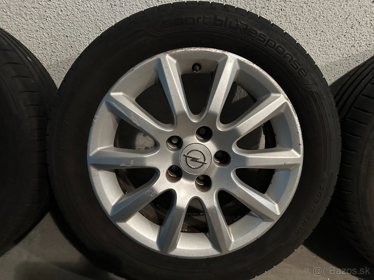 komplet ALU + pneu opel vectra 205/55 R16 - 4