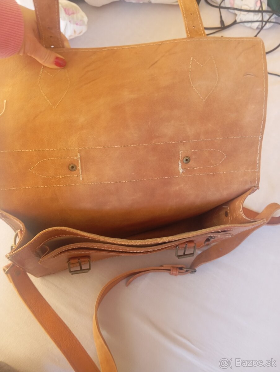 Kožená unisex kabela - 4