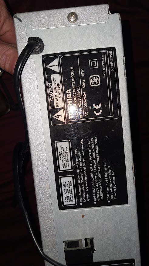 DVD VIDEO / CASSETE RECORDER SDVL - 4