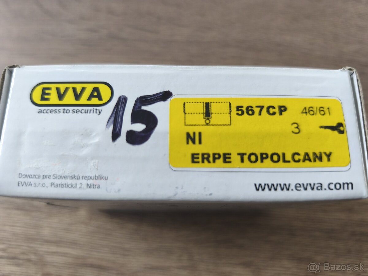 Vložka EVVA FPS XP 46+61mm (107mm) - 4