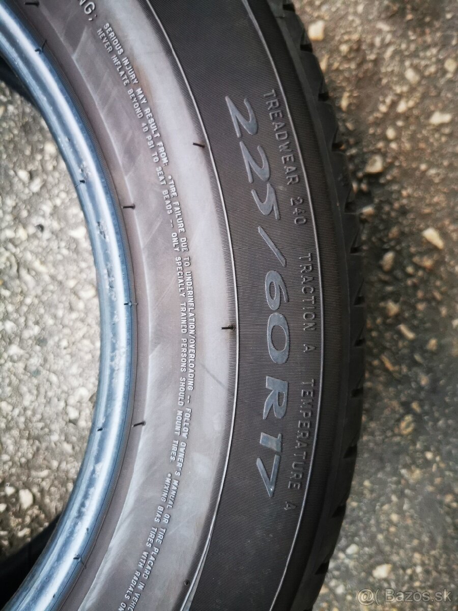 225/ 60 R 17 letné - 4