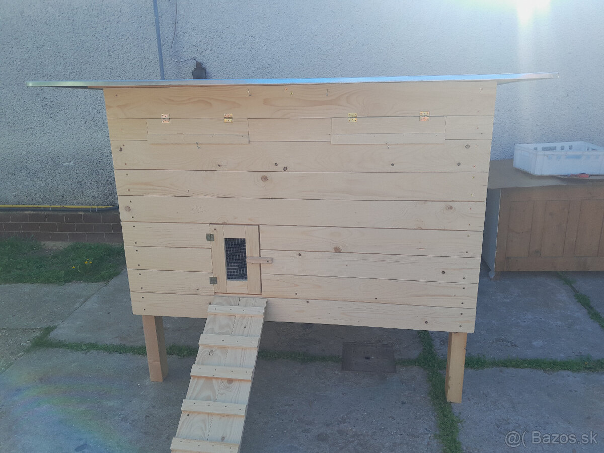 Predám drevený kurník, kurín - 4