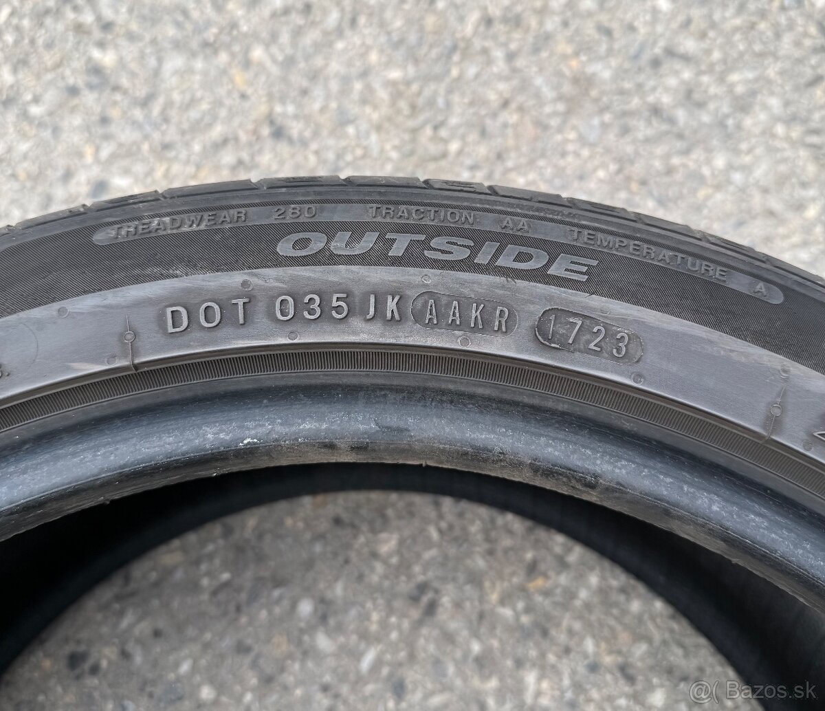 Predám letné pneumatiky Nexen 245/40r18 - 4