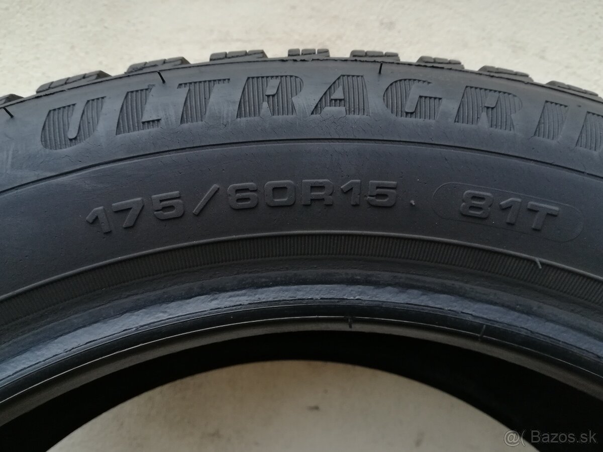 Zimné pneumatiky 175/60 R15 Goodyear, 2ks - 4