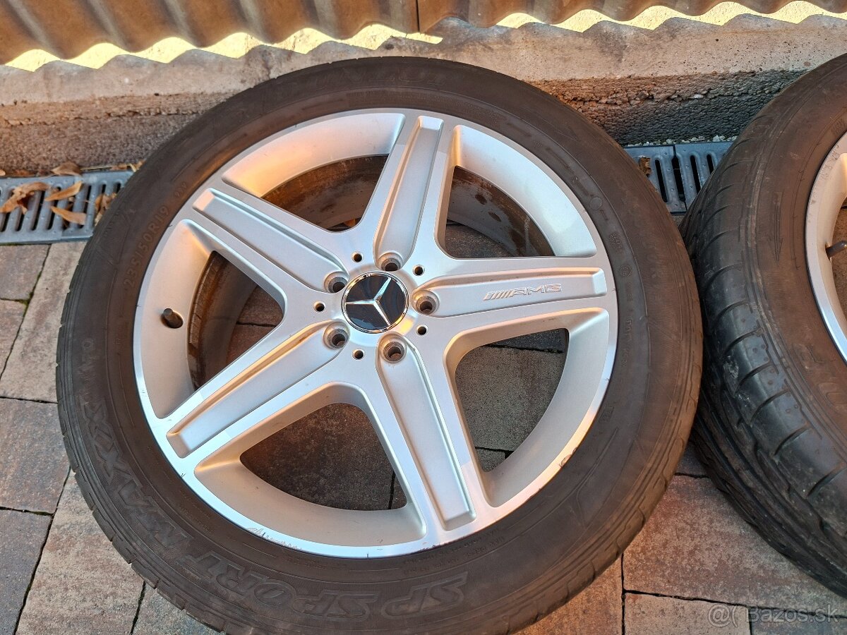 Predám hlinikové disky org.Mercedes GLK-AMG--R19-dvojrozmer - 4