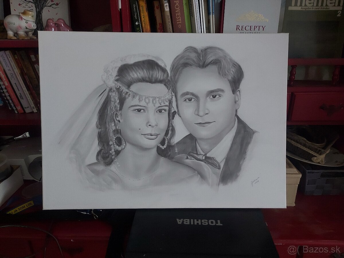 Kreslenier realistických portretov podľa fotogragie - 4