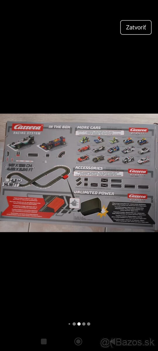 Autodráha Carrera racing systém - 4