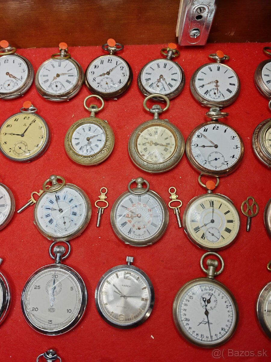 Predám zbierku vreckových hodiniek - 4