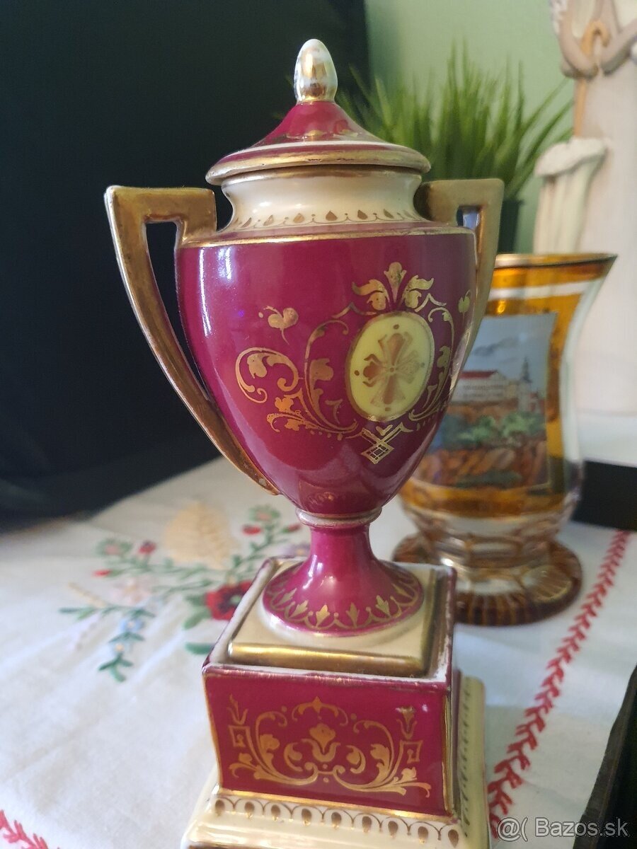 Starožitná porcelánová amfora Alt Wien - 4