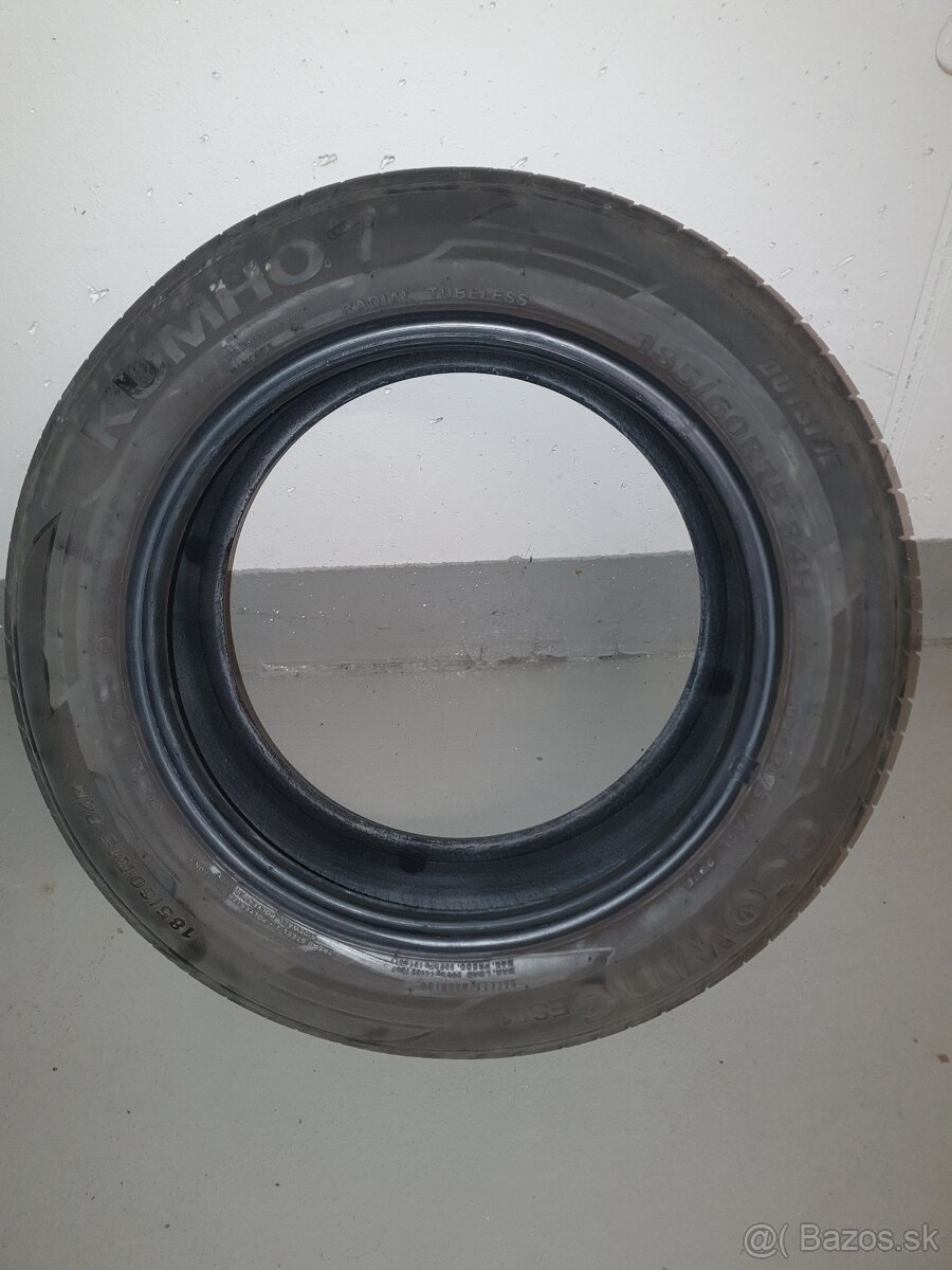 Kumho Ecowing ES31 185/60 R15 84 H letné – dezén cca 90 % - 4