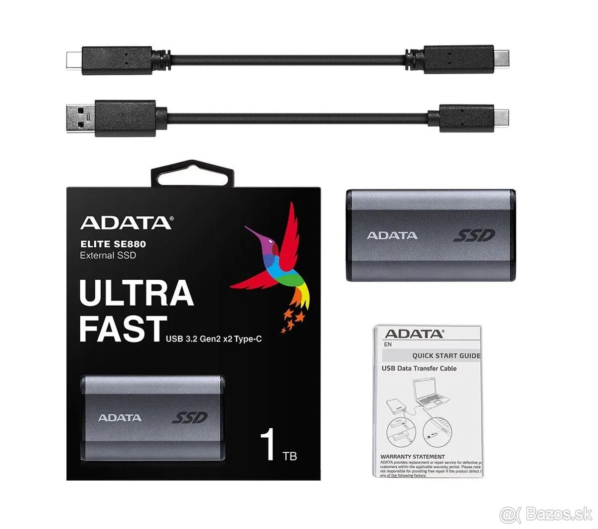 Externý SSD A-DATA SE880 - 1 TB (v záruke) - 4