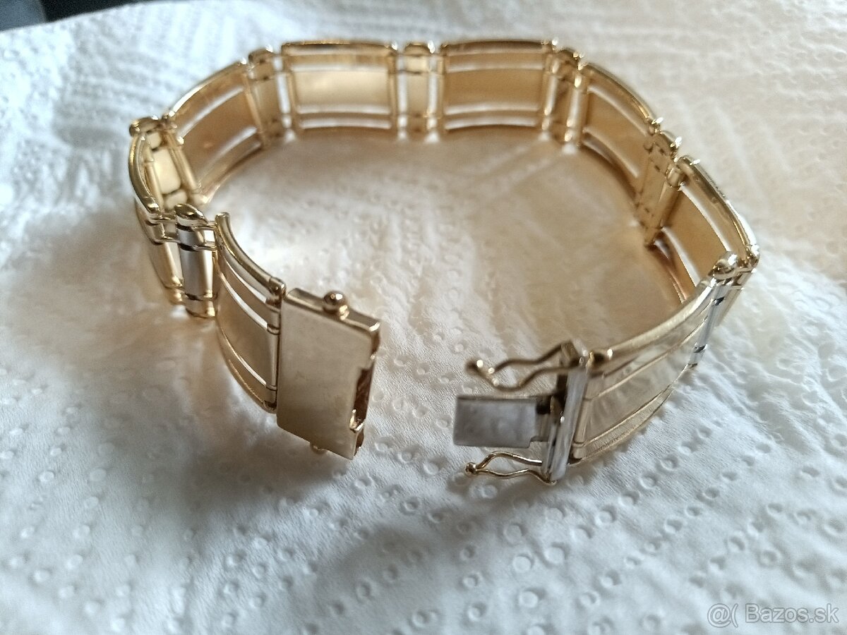 Zlatý náramok 14K - 4
