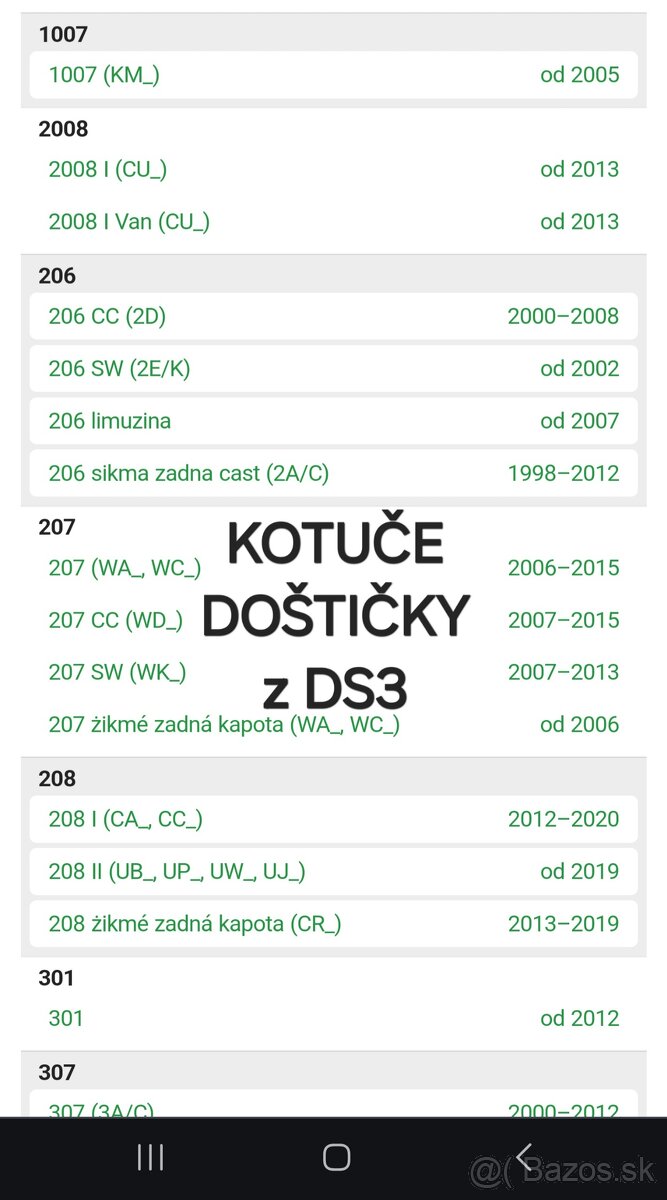 Predne kotuce +Dosticky Citroen,Peugeot,Opel - 4