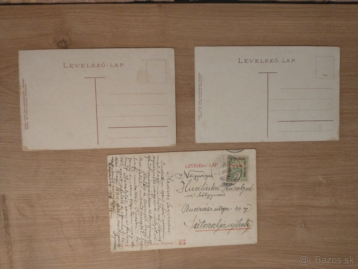 pohľadnice Nitra. Ružomberok, Vrútky, Nové Zámky - 4