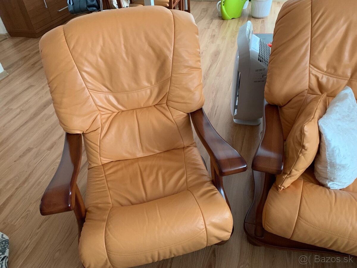 Kožená sedacia súprava - 4