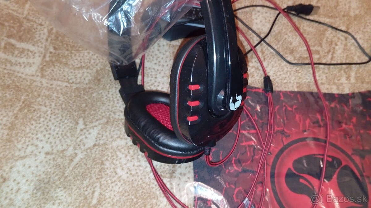 Herná sada CM370 klávesnica,myš,podložka a sluchadlá - 4