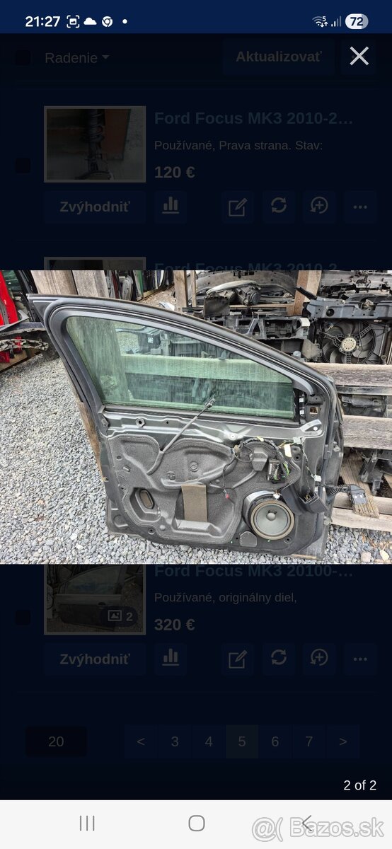 Ford Focus MK3 rok 2010-2019dvere predne - 4