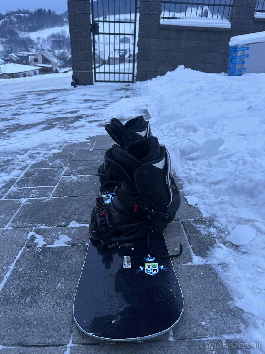 Predám detsky snowboard s topankami - 4