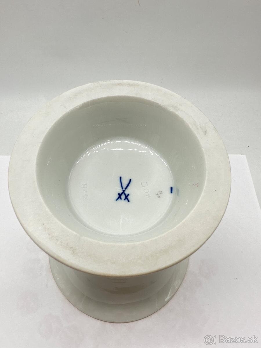 Míšeň, porcelánová váza - 4