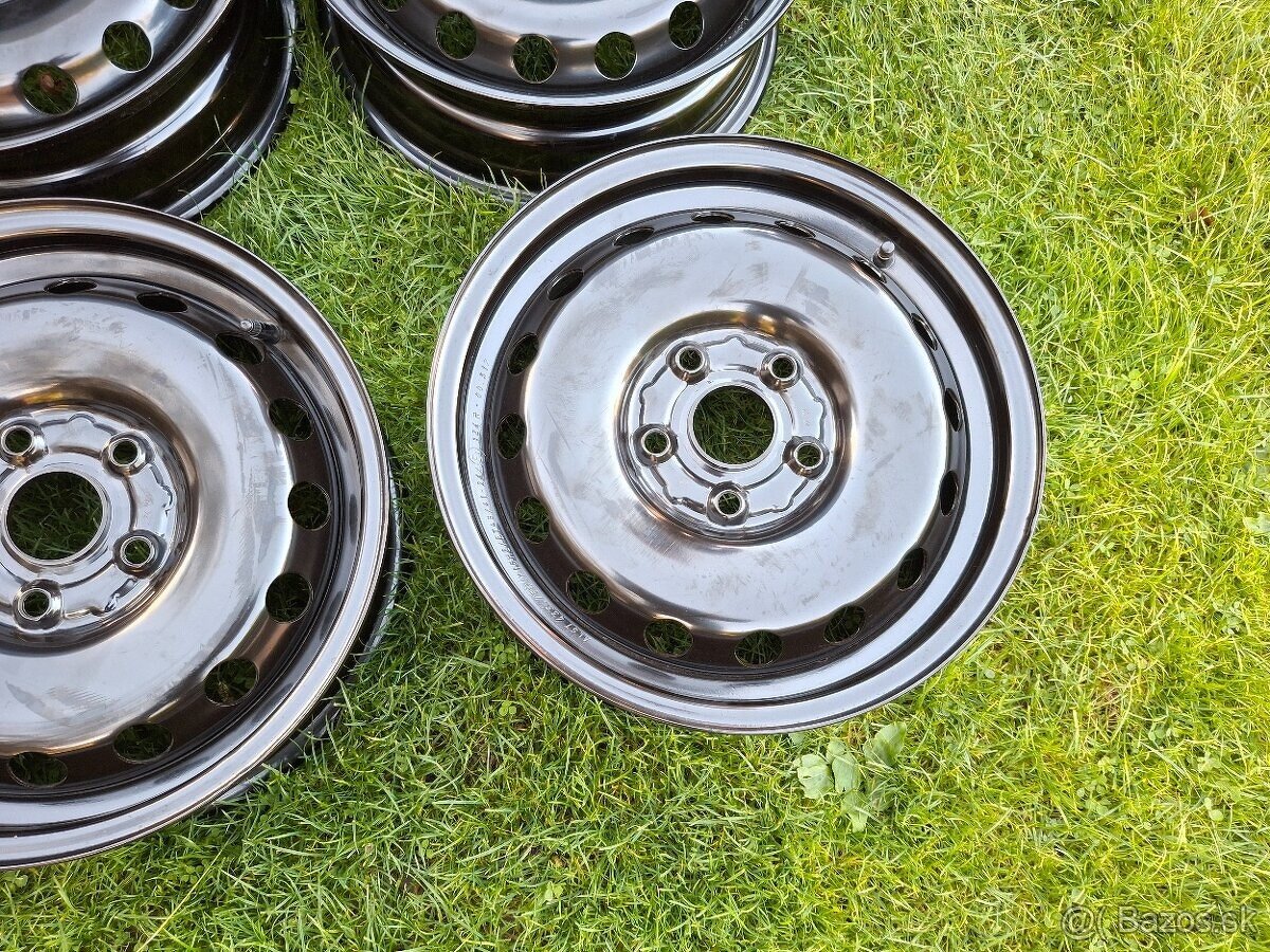 15" plechové disky, 5x112 - nové - 4