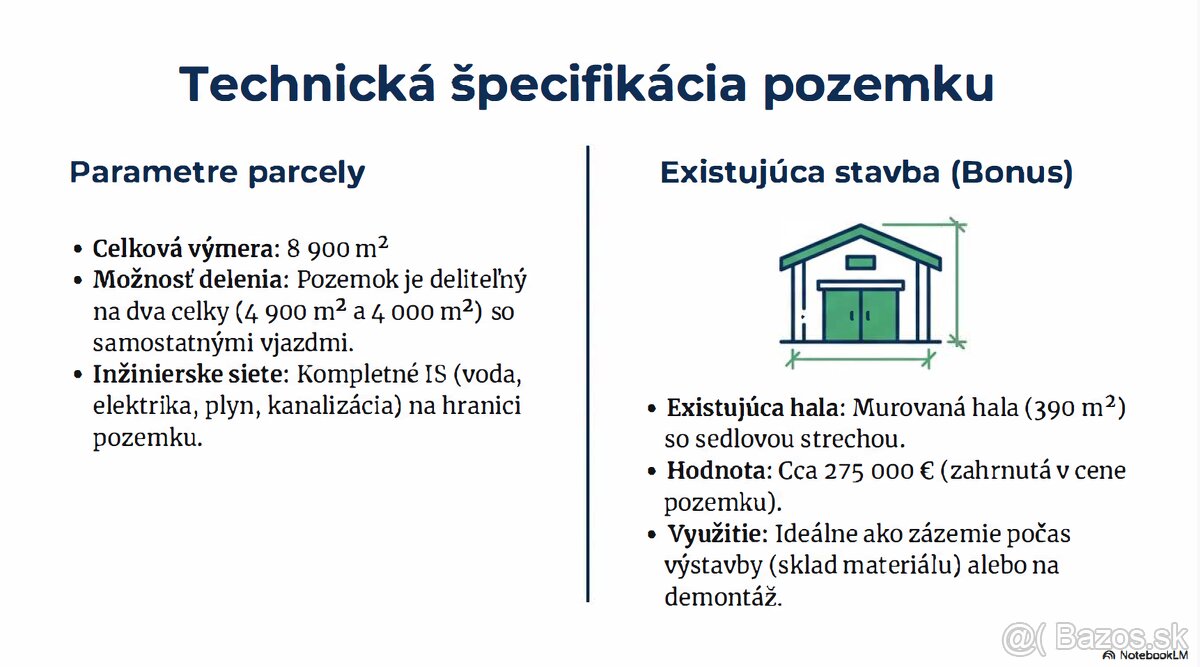 Stavebný pozemok 8900 m2 pre Developera - Myjava Jablonská - 4