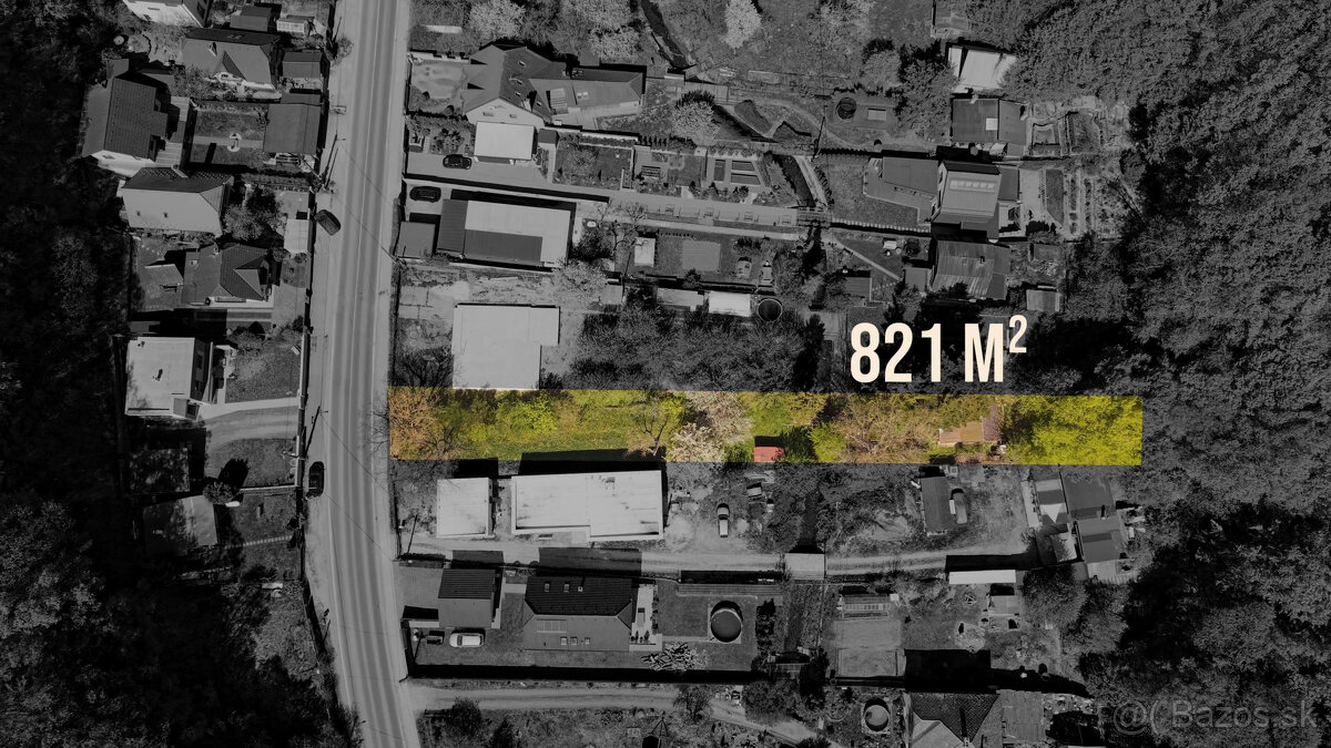 Na predaj stavebný pozemok 821 m² - Košice, Myslava - Widok 4