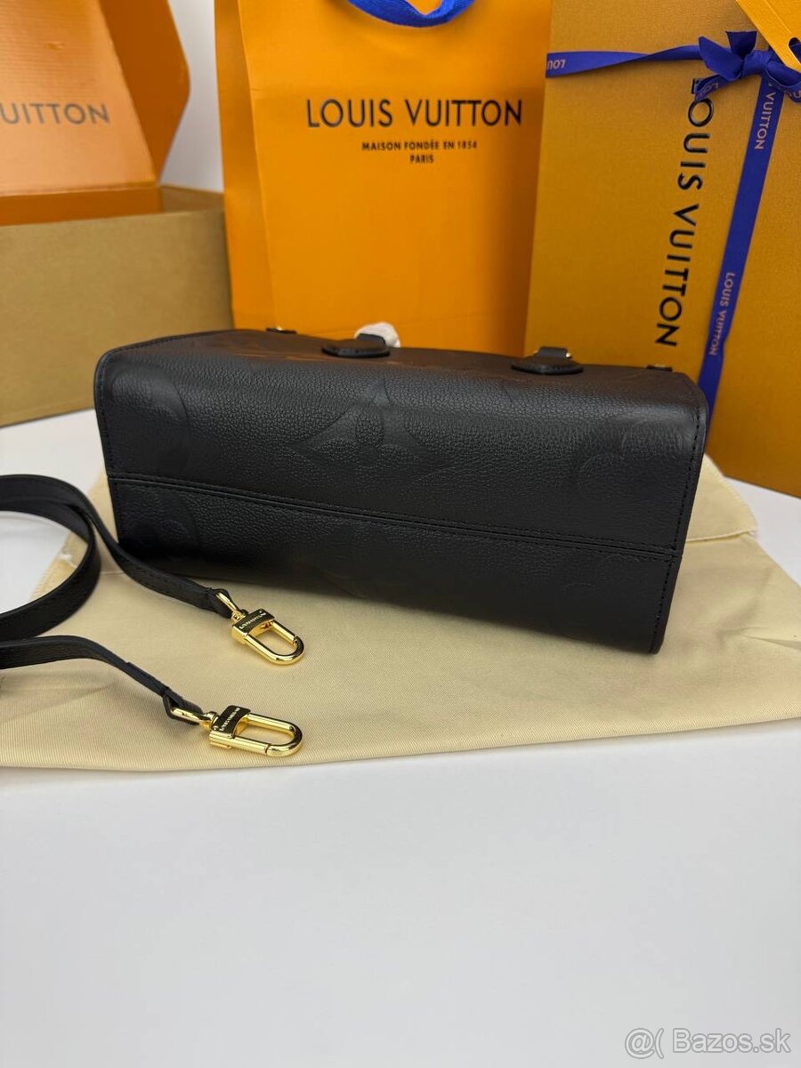 Luxusná kožená kabelka – elegantný čierny model, nová - 4