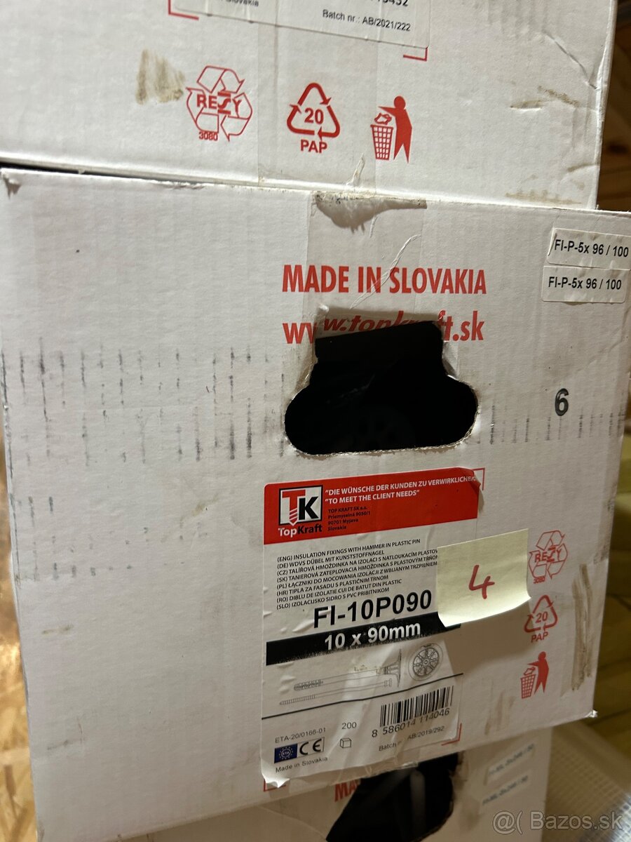 Hmozdiny , sieťka , styrodour ,okapove lišty ,nopova fólia - 4